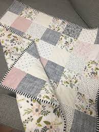 If you have trouble picking a color palette for your quilt, try choosing two or three colors that work well together and pairing it with a neutral like white or gray. Pin By Cheryl Randall On Happy Quilting Baby Quilts Easy Girl Quilts Patterns Baby Quilt Patterns Easy