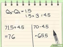 Identify the first and third quartile. How To Calculate Outliers 10 Steps With Pictures Wikihow