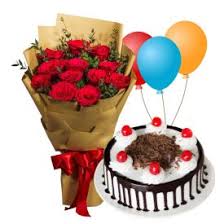 Bloomstoday.com partners with the national forest foundation to offer trees of tribute. Flowers Cake With Balloons Delivery To India Send Best Combo Online Gogift