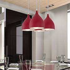 Oaklighting Modern Metal Tulip Kitchen Ceiling Pendant Li Https Www Amazon Com Dp B01 Dining Room Table Light Modern Dining Room Tables Modern Dining Room