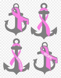 1000 breast cancer ribbon outline free vectors on ai, svg, eps or cdr. Anchor Awareness Ribbon Svg Cut File Anchor With Cancer Ribbon Free Transparent Png Clipart Images Download