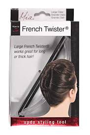 Trendy updos for long hair. Amazon Com Mia French Twister Updo Styling Tool French Twist Bun Maker For Hair Stylists Women Brides Dress Up Large Size For Long And Or Thick Hair Clear French Twist