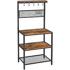 Press shift or either ctrl + alt or altgr for additional ukrainian letters that are not visible on the keyboard. Amazon Com Vasagle Alinru Kitchen Baker S Rack Industrial Kitchen Shelf With 2 Mesh Baskets And 6 Hooks Microwave Oven Stand Rustic Brown Ukks96x Standing Baker S Racks