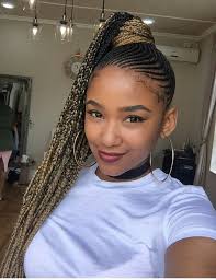 A wrap around ponytail is also a great twist to this look. 23 Renewed Goddess Braids Ponytail Hairstyles Goddess Braid Ponytail Braided Ponytail Hairstyles Hair Styles