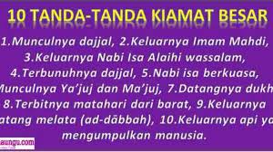 Juwairiyah binti mohamad yasin 033139 3. Tanda Tanda Hari Kiamat Dalam Bentuk Cerita Berdasarkan Hadis Sahih