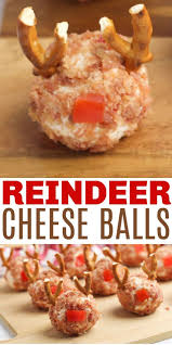 It is also a nice alternative for christmas cookie swaps! Mini Reindeer Cheese Balls Are The Perfect Christmas Appetizer These Are Fun To Make With Your Kids And Lo Christmas Appetizers Cheese Ball Homemade Appetizer