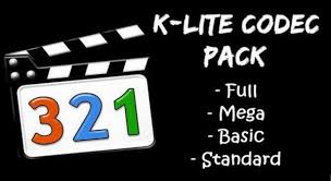 It contains everything you need. K Lite Codec Pack Mega Full Basic Standard Codecs Windows