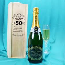 When my brother turned 50 earlier this year we put together a box filled with 50 things he'll need now he's 50. Custom 50th Birthday Champagne With Gold Label And Box Giftsonline4u