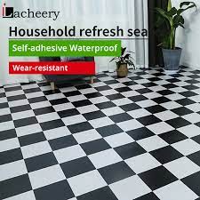 Solid hardwood flooring is known to expand and contract with contact to high humidity. Marble Floor Ceramic Tiles Stickers Kitchen Waterproof Contact Paper Bathroom Ground Self Adhesive Floor Wallpaper House Decor Wallpapers Aliexpress