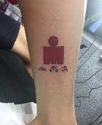 This triathlon tattoo will look better with black symbols once placed directly in your m dot ink. Pin By Ben Rogers On Iron Man Tats Iron Man Tattoo Triathlon Tattoo Ironman Triathlon Tattoo