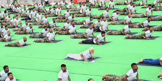 Find local yoga groups in boston, massachusetts and meet people who share your interests. International Day Of Yoga Pm Leads Mass Yoga Demonstration At Ranchi The Traveller Trails