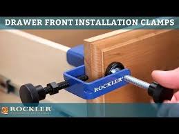 These Handy Clamps Hold Drawer Fronts Firmly In Position On The Drawer Box While You Drive The Screws Drawers Drawer Fronts Installation