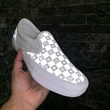 Black And Rainbow Checkered Vans Slip Ons Shop Vintagewavez Vans Shoes Fashion Vans Slip On Hype Shoes