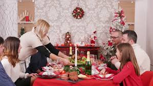 Scoop the dip with the extra bread and veggies—then eat the bowl! Big Family Gathered Around Christmas Stock Footage Video 100 Royalty Free 1037137565 Shutterstock