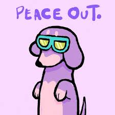 Image result for peace out gif