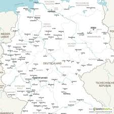 Das kartografische material zeigt unter anderem die verschiedenen länder, meeresströmungen sowie. Landkarte Deutschland A4 Vektor Download Ai Pdf Simplymaps De