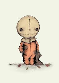 Sam From Trick R Treat Horror Art Scary Drawings Creepy Drawings