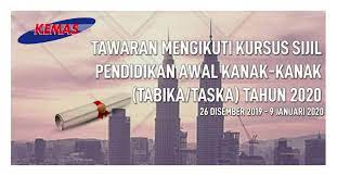 Untuk makluman anda, permohonan guru tabika kemas 2020 dijangka bakal dibuka secara online pada bulan oktober 2019. Permohonan Guru Tabika Kemas 2020 Secara Online Di Buka Kerja Kosong Kerajaan