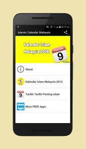 So look for major islamic events in the year 2016 above. Islamic Calendar Malaysia For Android Apk Download