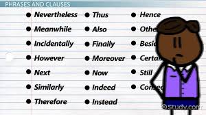 The problem is that it often produces weak and clunky sentences like the one above, so be careful not to overdo it. Conjunctive Adverb Examples Overview Video Lesson Transcript Study Com