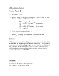 This hyperbole worksheet demonstrates this concept by asking your student to rewrite a paragraph adding hyperboles throughout. A View From Saturday