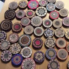 1 25 Inch Hardwood Disc Wooden Circles Wood Circles Wooden Discs Circle Crafts Wooden Crafts Wooden Craft Supplies