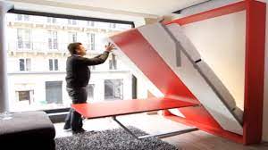 Si votre pièce est étroite ou peu spacieuse, il existe de nombreuses astuces en matière Armoire Lit Escamotable Ulysse Dinning Bimodal Par La Maison Convertible Youtube