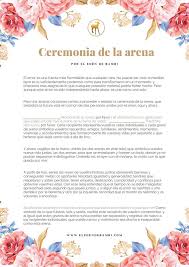 La ceremonia de la arena o rito de la arena es, en una ceremonia civil, una opción original y expresiva. Ceremonia De La Arena Bodas
