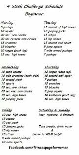 4 weeks to fit total body makeover fitness exercise workout