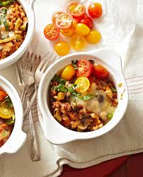 While italian food might make you think of pizza, meatballs, and everything parmigiana, the cuisine also celebrates light, healthy ingredients, prepared simply to let them shine. Italian Barley And Sausage Casserole Recipe In 2021 Healthy Italian Recipes Healthy Casserole Recipes Italian Recipes