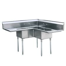 right drainboard kitchen corner sink