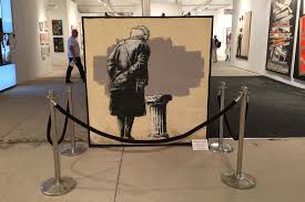 It combines banksy's signature style with a quote. Street Art For Sale And Questions Of Ownership Widewalls