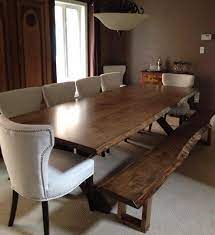 Live Edge Table Book Matched Slabs Wood Table Wood Live Edge Tree Table Maple Table Wood Modern Dining Room Dining Room Design Modern Dining Room Design
