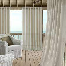Maybe you would like to learn more about one of these? Carmen Sheer Extra Wide Indoor Outdoor Window Curtain For Patio Porch Cabana 114x95 Natural Elrene Home Fashions Indoor Outdoor Curtains Large Window Curtains Outdoor Curtains