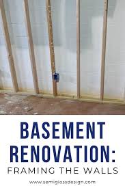 Don't worry, it's not as hard as it looks, but it's one of the steeper learning curves. Tips For Framing Basement Walls Semigloss Design