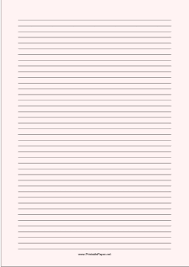 Maybe you would like to learn more about one of these? Printable Lined Paper Pale Red Narrow Black Lines A4