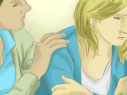 التوقف عن البكاء Wikihow
