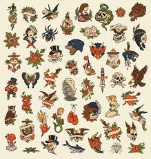 Nautical tattoo flash | etsy. Tattoo Flash Designs Digital Hive