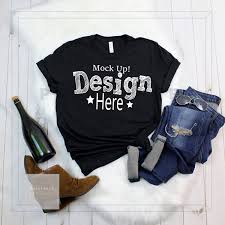 Excited To Share The Latest Addition To My Etsy Shop Bella Canvas Black Heather T Shirt Mockup Mock Up Shirt Mockup Shirt Mockup T Shirts For Women Shirts