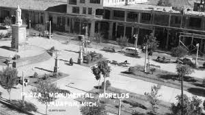 Plaza Morelos Ano 1952 Uruapan Viejitos Plaza