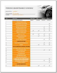 General Vehicle Maintenance Checklist Template Word