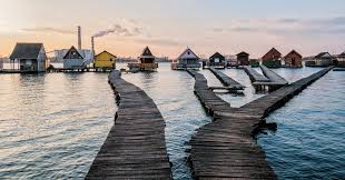 Floating Houses of Lake Bokodi