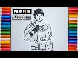 Garena free fire is iso zone among the foremost popular mobile games within the world the instant with it's download count rising everyday. Speed Drawing How To Draw Jota Free Fire Drawing Free Fire Character Youtube
