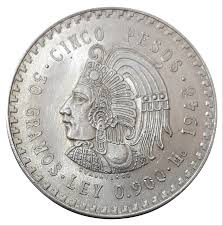 Regarding translating estados unidos mexicanos. i asked a bilingual friend who is a mexican international lawyer, how to translate this into english. Mexico Estados Unidos Mexicanos 5 Pesos 1948 Smcoin