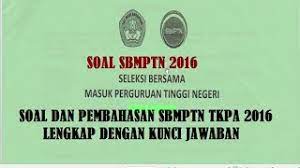 We did not find results for: Soal Sbmptn 2016 Soal Sbmptn Dan Pembahasan Tkpa 2016 Beserta Kunci Jawaban Youtube