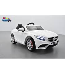 Mercedes S63 Blanc Electrique Pour Enfant 12 Volts