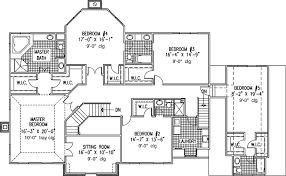 European Style House Plan 6 Beds 5 Baths 6440 Sq Ft Plan 953 128 Family House Plans Modern House Plans House Plans
