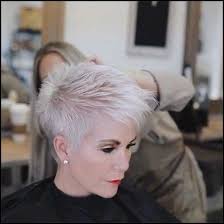 Silverblond Kurzhaarfrisuren Pixie Essen Trinken Pinterest Meine Frisuren Short Hair Styles Pixie Cute Hairstyles For Short Hair Short Hair Styles
