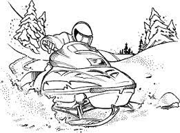They are all free to print, and the kids will love coloring them in. Snowmobile Scene M 96 In 2021 Art Coloring Pages Winter Drawings
