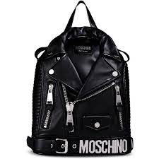 Moschino Rucksack Moschino Bag Leather Rucksack Womens Backpack
